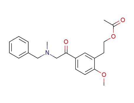 Acetic acid 2-{5-[2-(benzyl-methyl-amino)-acetyl]-2-methoxy-phenyl}-ethyl ester