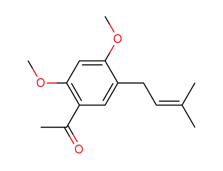 Ethanone, 1-[2,4-dimethoxy-5-(3-methyl-2-butenyl)phenyl]-