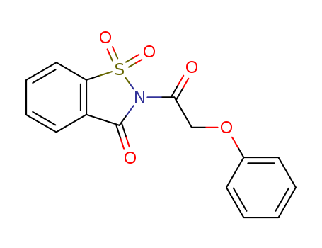 1,2-Benzisothiazol-3(2H)-one, 2-(phenoxyacetyl)-, 1,1-dioxide