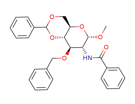 methyl 2-benzamido-3-O-benzyl-4,6-O-benzylidene-2-deoxy-α-D-glucopyranoside