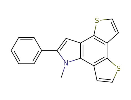 7-methyl-8-phenyl-7H-dithieno<2,3-e:2',3'-g>indole