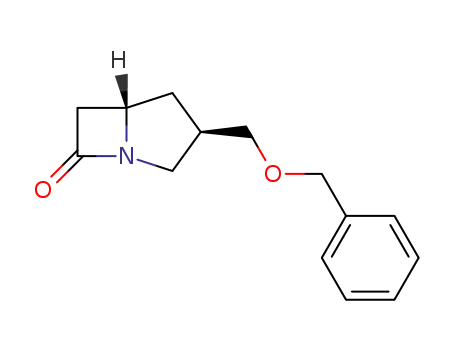 (3R,5S)-3-benzyloxymethyl-1-azabicyclo<3.2.0>heptan-7-one