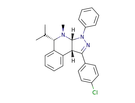 (3aR,4R,5S,9bR)-1-(4-Chloro-phenyl)-5-isopropyl-4-methyl-3-phenyl-3a,4,5,9b-tetrahydro-3H-pyrazolo[3,4-c]isoquinoline