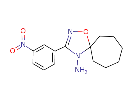 3-(3-Nitro-phenyl)-1-oxa-2,4-diaza-spiro[4.6]undec-2-en-4-ylamine