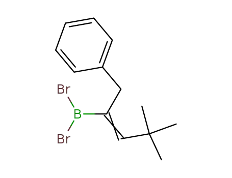 2-(dibromoboryl)-4,4-dimethyl-1-phenyl-2-pentene