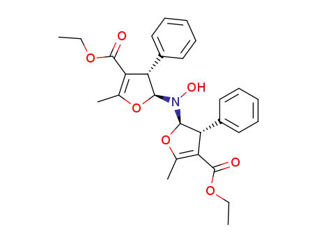 (2R,3R,2'S,3'S)-bis-(4-ethoxycarbonyl-2,3-dihydro-5-methyl-3-phenyl-2-furyl)hydroxylamine