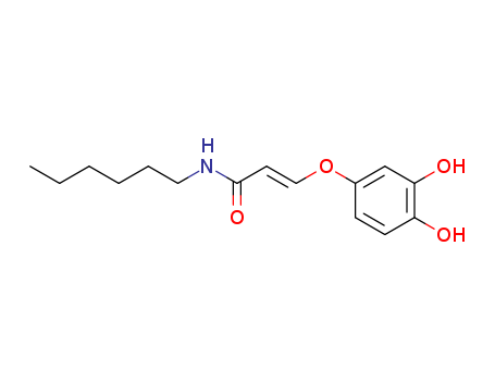 (E)-3-(3,4-Dihydroxyphenoxy)-N-hexylpropenamide