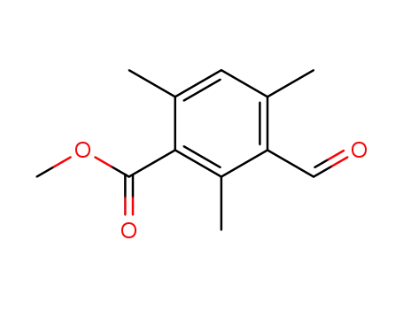Molecular Structure of 135779-03-2 (3-Formyl-2,4,6-trimethyl-benzoic acid methyl ester)
