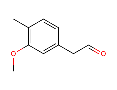 Molecular Structure of 122333-98-6 (2-(3-Methoxy-4-Methylphenyl)acetaldehyde)
