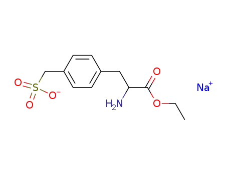 ethyl 4-(sulfomethyl)-D,L-phenylalaninate