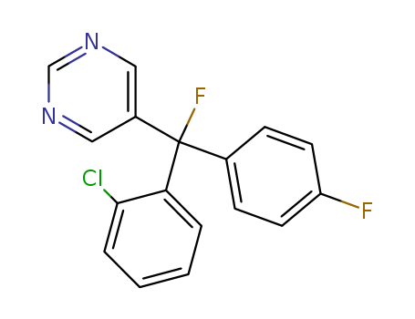Pyrimidine, 5-[(2-chlorophenyl)fluoro(4-fluorophenyl)methyl]-