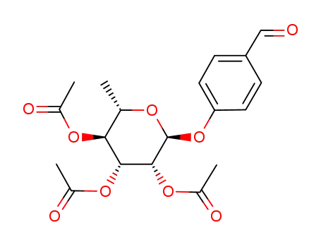 4-(2',3',4'-tri-O-acetyl-α-L-rhamnopyranosyloxy)benzaldehyde