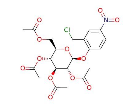 2-chloromethyl-4-nitrophenyl 2,3,4,6-tetra-O-acetyl-β-D-glucopyranoside