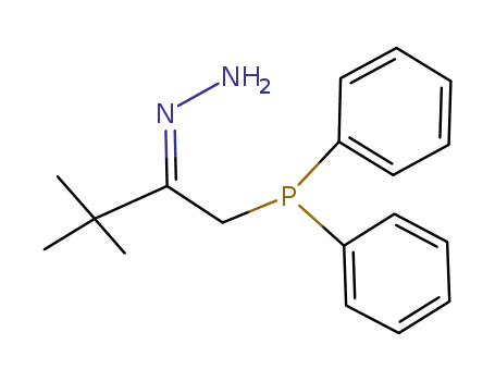 2-Butanone, 1-(diphenylphosphino)-3,3-dimethyl-, hydrazone, (Z)-