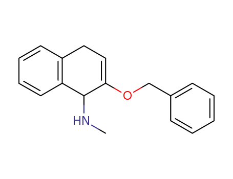 Molecular Structure of 149438-75-5 (2-benzyloxy-1-methylamino-1,4-dihydronaphthalene)