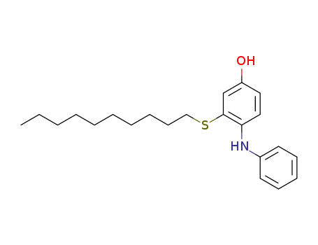 3-Decylsulfanyl-4-phenylamino-phenol