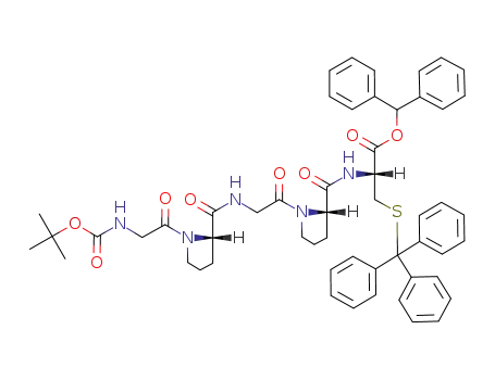 N-Boc-glycyl-L-prolyl-glycyl-L-prolyl-S-trityl-L-cysteine benzhydryl ester
