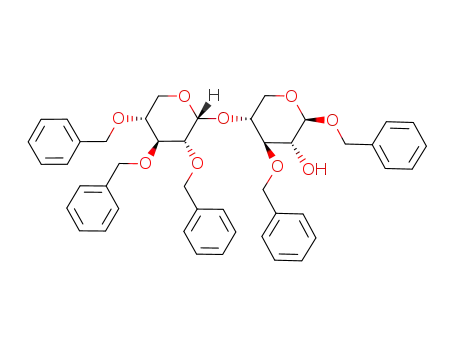 benzyl O-(2,3,4-tri-O-benzyl-α-D-xylopyranosyl)-(1->4)-3-O-benzyl-β-D-xylopyranoside