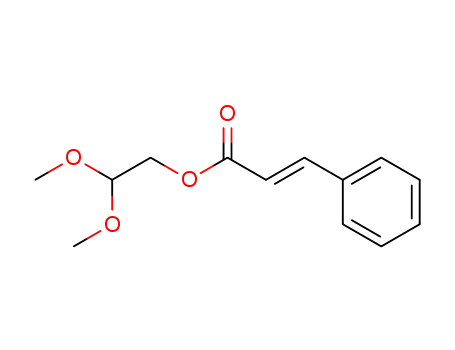 Molecular Structure of 124887-91-8 (2,2-dimethoxyethyl cinnamate)