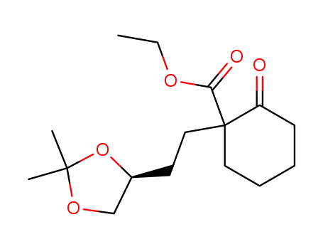 1-[2-((S)-2,2-Dimethyl-[1,3]dioxolan-4-yl)-ethyl]-2-oxo-cyclohexanecarboxylic acid ethyl ester