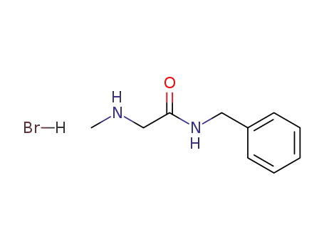 Acetamide, 2-(methylamino)-N-(phenylmethyl)-, monohydrobromide