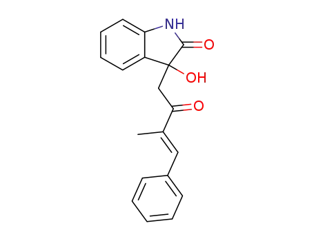 3-Hydroxy-3-((E)-3-methyl-2-oxo-4-phenyl-but-3-enyl)-1,3-dihydro-indol-2-one