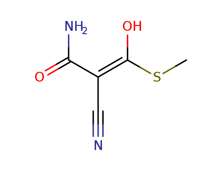 2-PROPENAMIDE,2-CYANO-3-HYDROXY-3-(METHYLTHIO)-