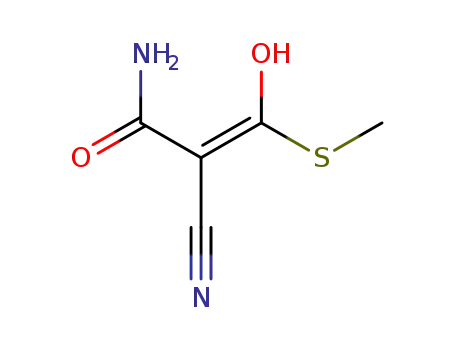 2-프로펜아미드, 2-시아노-3-히드록시-3-(메틸티오)-