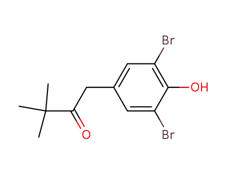 1-(3,5-dibromo-4-hydroxyphenyl)-3,3-dimethylbutan-2-one