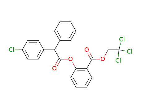 2-[2-(4-Chloro-phenyl)-2-phenyl-acetoxy]-benzoic acid 2,2,2-trichloro-ethyl ester