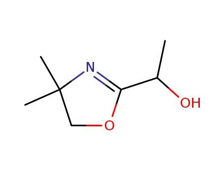 Molecular Structure of 86354-10-1 (2-Oxazolemethanol, 4,5-dihydro-alpha,4,4-trimethyl- (9CI))
