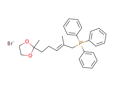 <(E)-6,6-(ethylenedioxy)-2-methyl-2-heptenyl>triphenylphosphonium bromide