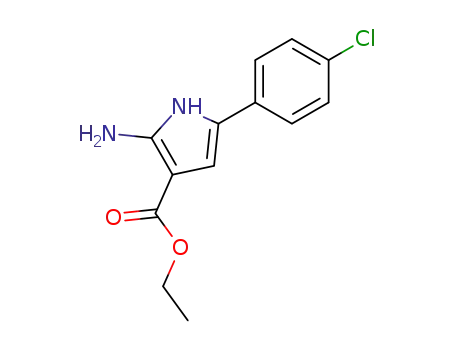 Ethyl 2-amino-5-(4-chlorophenyl)-1H-pyrrole-3-carboxylate