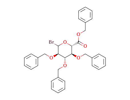 benzyl 1-bromo-1-deoxy-2,3,4-tri-O-benzyl-D-glucopyranuronate