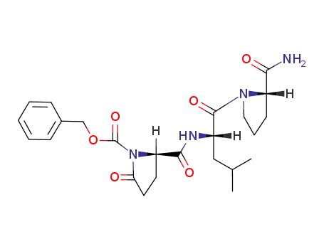1-[(Benzyloxy)carbonyl]-5-oxo-D-prolyl-L-leucyl-L-prolinamide