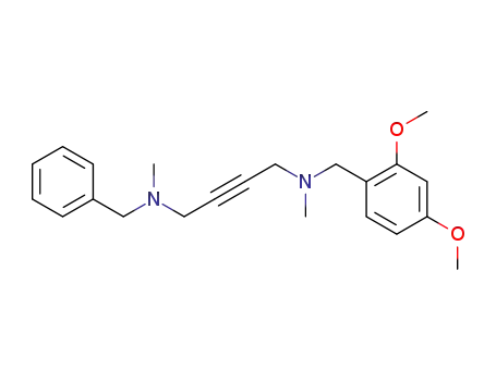 N-Benzyl-N'-(2,4-dimethoxy-benzyl)-N,N'-dimethyl-but-2-yne-1,4-diamine