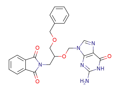 1H-Isoindole-1,3(2H)-dione,
2-[2-[(2-amino-1,6-dihydro-6-oxo-9H-purin-9-yl)methoxy]-3-(phenylmeth
oxy)propyl]-