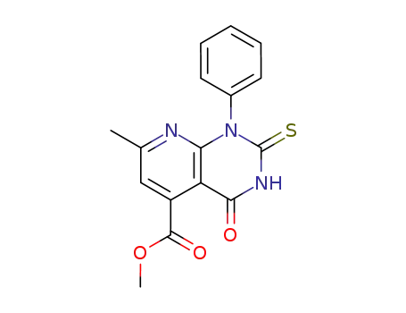 7-Methyl-4-oxo-1-phenyl-2-thioxo-1,2,3,4-tetrahydro-pyrido[2,3-d]pyrimidine-5-carboxylic acid methyl ester