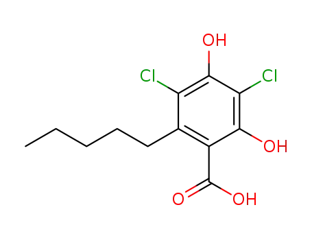 3,5-디클로로-2,4-디히드록시-6-펜틸벤조산