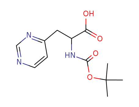 SAGECHEM/4-?Pyrimidinepropanoic acid, α-?[[(1,?1-?dimethylethoxy)?carbonyl]?amino]?- (9CI)