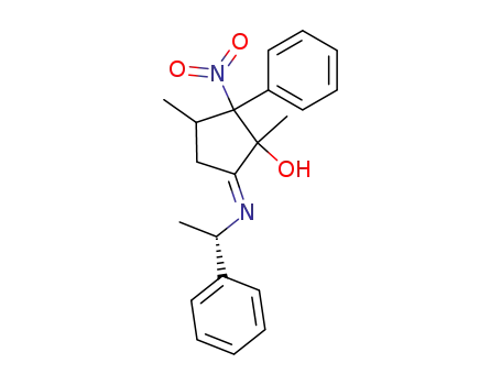 Cyclopentanol, 1,3-dimethyl-2-nitro-2-phenyl-5-[(1-phenylethyl)imino]-