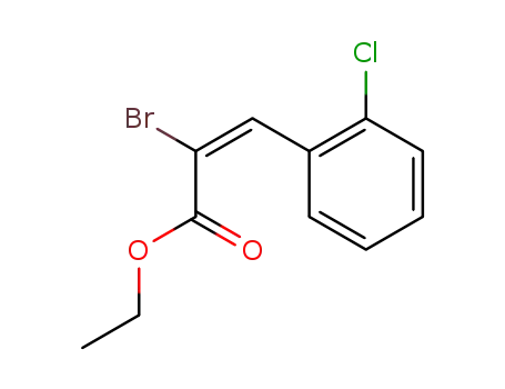 (E)-2-Bromo-3-(2-chloro-phenyl)-acrylic acid ethyl ester