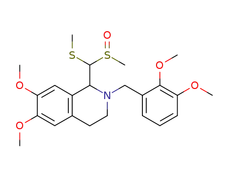2-(2,3-Dimethoxy-benzyl)-1-(methanesulfinyl-methylsulfanyl-methyl)-6,7-dimethoxy-1,2,3,4-tetrahydro-isoquinoline