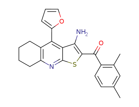 (3-Amino-4-furan-2-yl-5,6,7,8-tetrahydro-thieno[2,3-b]quinolin-2-yl)-(2,4-dimethyl-phenyl)-methanone