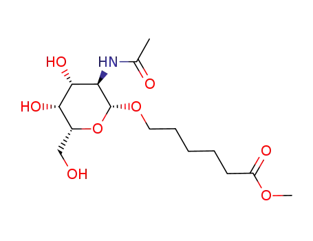 Molecular Structure of 100605-25-2 (5-Methylcarbonylpentyl-2-deoxy beta-D-Glucopyranoside)