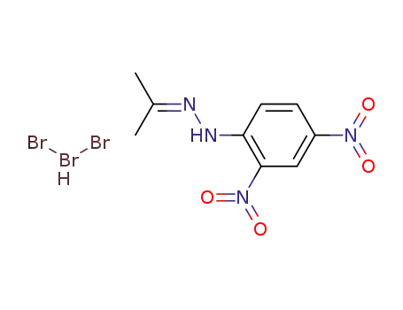 Molecular Structure of 79968-06-2 (N-(2,4-Dinitro-phenyl)-N'-isopropylidene-hydrazine; compound with GENERIC INORGANIC NEUTRAL COMPONENT)