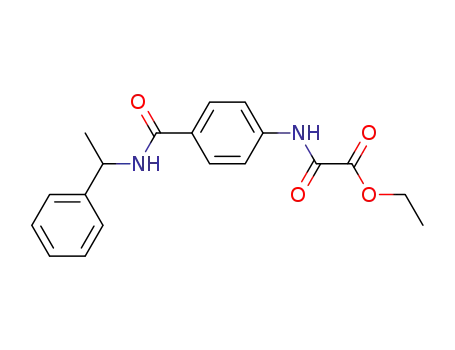 Acetic acid, [[4-[[(1-phenylethyl)amino]carbonyl]phenyl]amino]oxo-, ethyl
ester