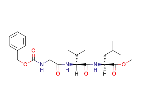 L-Leucine, N-[N-[N-[(phenylmethoxy)carbonyl]glycyl]-L-valyl]-, methyl
ester