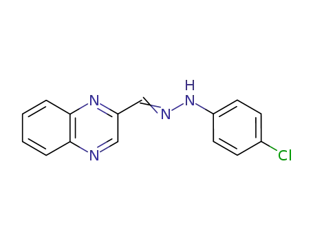 quinoxaline-2-carboxaldehyde p-chlorophenylhydrazone