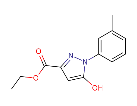 1H-Pyrazole-3-carboxylic acid, 5-hydroxy-1-(3-methylphenyl)-, ethyl
ester